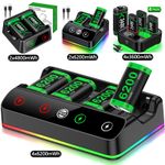 Controller Charger Station Rechargeable Battery Packs for Xbox One/Series X|S UK