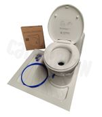 Electric Swivel Cassette Toilet & Shower Tray + External Door