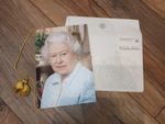 Queen Elizabeth II Diamond Wedding Anniversary Card 2011 Plus Envelope