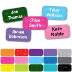 Stick On Name Labels Stickers for Clothes Clothing Kids School Uniform Care Home