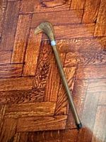 Unusual Artisan Handmade Stick For 1/12 Scale Dolls House with Eagle Head