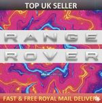 MATT SILVER Badge Letters fit RANGE ROVER - Front OR Rear GENUINE Sizing