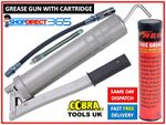 Lever Action Heavy Duty 500CC Manual Type Grease Gun - Flexi & Rigid Hoses 25-63