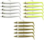 Savage Gear Sandeel V2 Lures - Bass Wrasse Cod Pollock Sea Fishing 5 Pack SALE