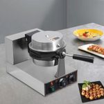 Commercial Bubble Waffle Maker 1300W Single Head Honeycomb Non Stick Machine