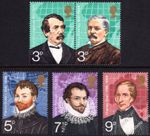 GB 1973 British Explorers SG923-927 Complete Set Unmounted Mint MNH