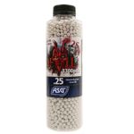 ASG Devil Blaster 0.25g Airsoft BB's Pellets Ammo 3300 White Polished 6mm 