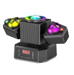 105W 2-Arm LED DJ Disco Moving Head Light RGBW LED Laser Effect DMX Stage Lights