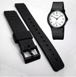 Replacement MQ24 Watch Strap Band for to Fit Casio MQ24 Black Soft Resin