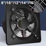 8''-16'' Industrial Ventilation Fan Extractor Metal Axial Commercial Blower Fan