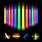Glow Sticks Party Packs of 25 (mixed Colors) 6 Inches Long