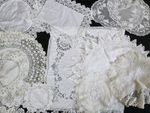 Beautiful Vintage Lace and Chrochet Cotton Doilies  - Lot of  23