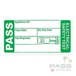 500 x Passed PAT Testing Labels with Fuse Size