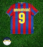 Nike Barcelona Home 09/10 Shirt *Ibrahimovic 9* Mens Size M 
