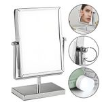 Dual Sided Magnifying Make Up Mirror Vanity Freestanding Bathroom Shaving Mirror