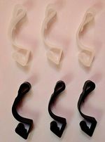 Large Outdoor Gutter Hooks Clips Christmas Icicle Fairy Lights LED Black /Frosty