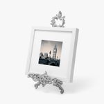 Solid Brass Chrome Easel Bible Stand Picture Stand Menu Display Wedding Card