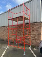 SCAFFOLD TOWERS 6' X 4'   DIY   25'6ft WORKING HEIGHT, PPC SAFETY ORANGE TOWERS