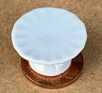 Dolls House Cake Stand White Ceramic 1:12 Scale Kitchen Accessory W52b tumdee