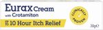 Eurax Itch Relief Cream, Hydrating Relief from Itchy & Irritated Skin, Alleviate