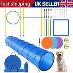 300CM Dog Agility Equipment Tools Set Pet Obstacle Training Course Tunnel Poles