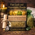 Fast Luck Powder -  Opportunity Success Good Fortune Open Paths Charged