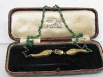 Vintage Egyptian Revival snake necklace excellent