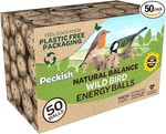 Peckish Natural Balance High Energy Fat Balls for Wild Birds - 50 fat ball Box