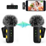 New Wireless Lavalier Microphone Clip Mic For iPhone iPad Samsung Recording Vlog