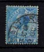 Gibraltar KGV 1912 2 1/2d bright blue (amazing colour) SG79 WS47094