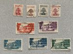 Lebanon Liban Postage Scott# 247 - 255 Complete Set Of 9 Stamps Used (E55)