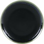 6x MUGA stoneware  Round DINNER PLATES 26cm black/green/blue