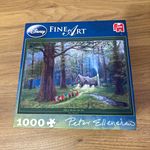 Jumbo Disney Fine Art Off to Home We Go Peter Ellenshaw 1000pc Puzzle