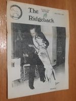 The Ridgeback Kennels Past & Present by D Jay Hyman Rhodesian Ridgeback History
