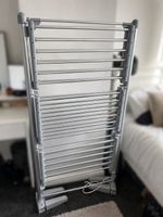 Gr8 Home 3 Tier Silver Electric Heated Clothes Airer