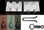 DIY Carp Lead Making Mould Swivels Wire Loops Coating Powder Equipment HLS