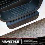 FITS VW T5 TRANSPORTER 03>09 DOOR ENTRY GUARD SILL PROTECTOR KICK PLATE COVERS
