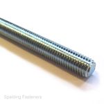 METRIC FINE PITCH ALL THREAD STUDDING THREADED BAR 8.8 HIGH TENSILE ZINC