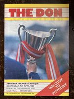 Aberdeen v FC Porto - European Cup Winners Cup - 25th April 1984
