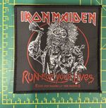 Iron Maiden Run For Your Lives  Woven Sew On Patch Officially Licensed