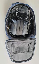 AVCOMM AC-454PNR Aviation Pilot's Headset Headphones w/ Mic Microphone with Bag