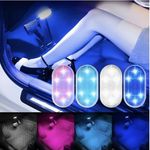 LED Touch Light - BLUE Ambient Wireless Car Interior Light | Roof Reading & Deco