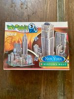 Wrebbit 3D New York Collection – Midtown West – 900 Piece Puzzle – Complete & Bo