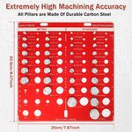 Metal Nut and Bolt Thread Checker Metric and Inch 34 Thread Identifier Gauge New