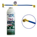 Car R134 AC Aircon Air Con Conditioning Gas Topup Recharge Refill Regas DIY Kit