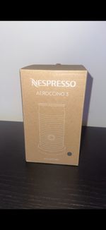 Nespresso Aeroccino 3 Milk Frother Electric, Black/Silver