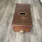 Vintage -Antique Wooden Shop Cash Drawer /Register/Till With Bell Prop Display