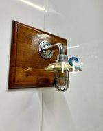Nautical Wall Sconce Ship Lights – Vintage Aluminum Style with Brass Shade