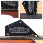 Buzzing Fret Catcher Guitar String Height Ruler Fret Rocker Leveling Guide