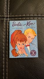 Vintage Barbie Ken Midge Booklet Brochure 1962 Fashion Catalog Mattel, blue